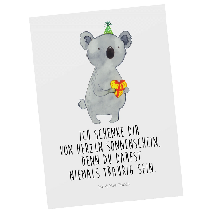 Postkarte Koala Geschenk