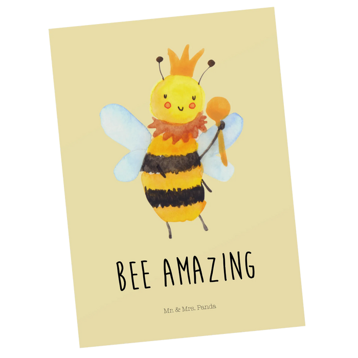 Postcard bee king