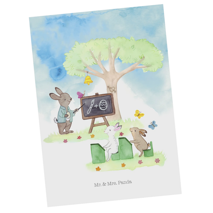 Postcard Rabbits School