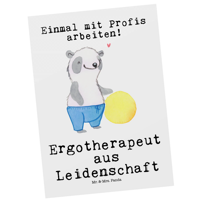 Postkarte Ergotherapeut Leidenschaft