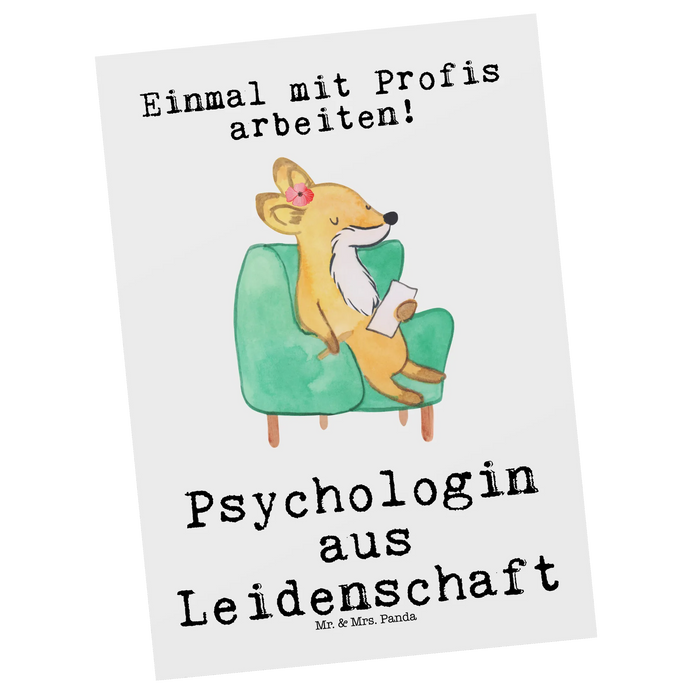 Postcard Psychologist Passion