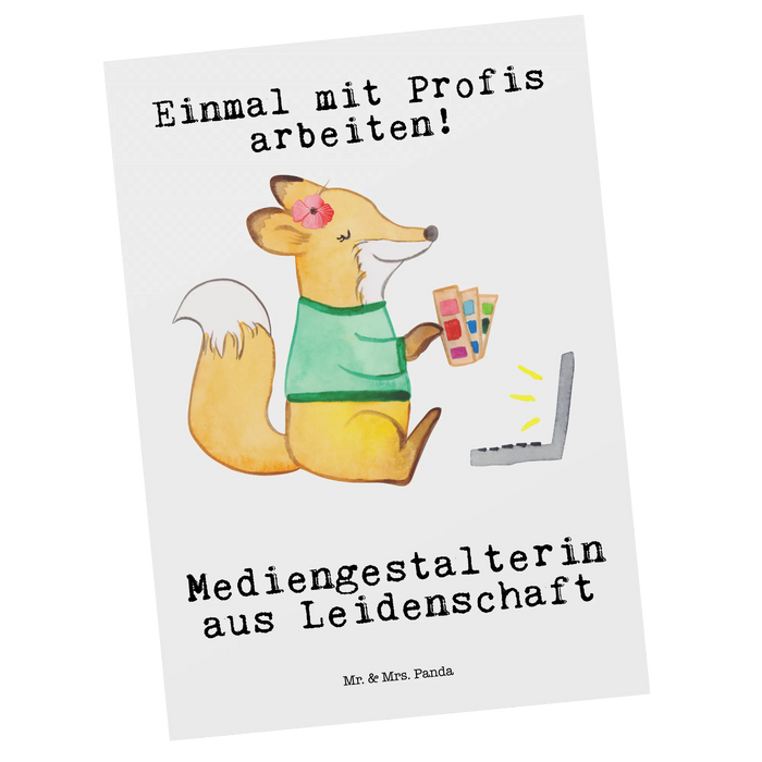 Postcard Media Designer Passion