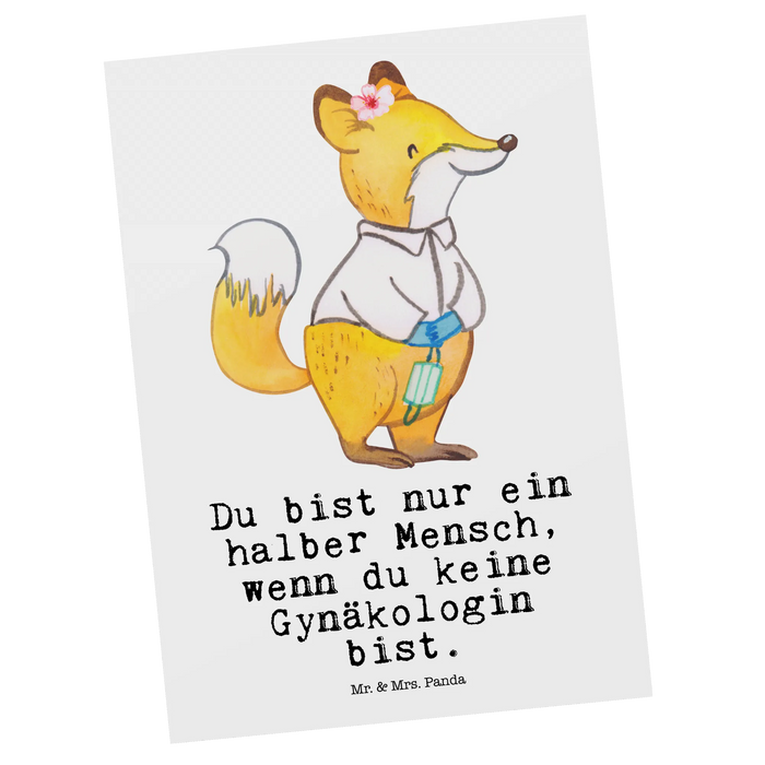 Postkarte Gynäkologin Herz