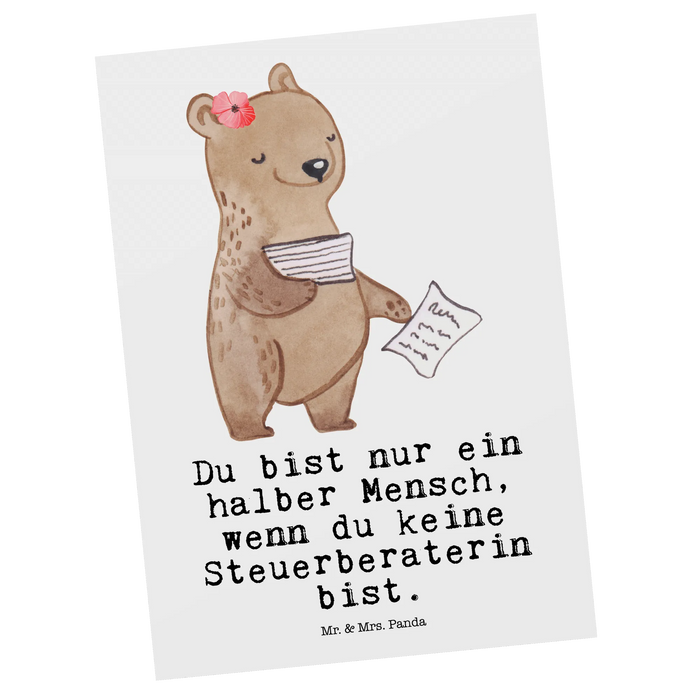 Postcard Tax advisor Heart