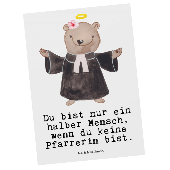 Postkarte Pfarrerin Herz