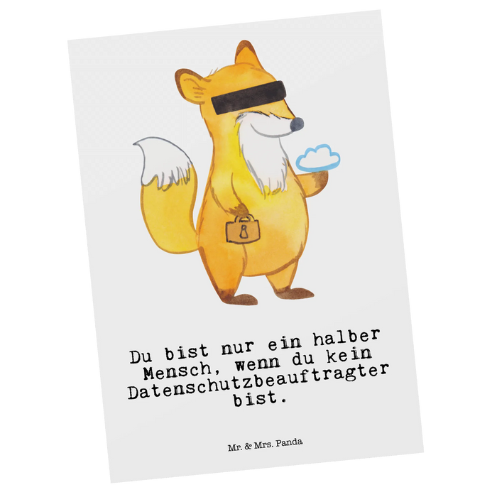 Postkarte Datenschutzbeauftragter Herz
