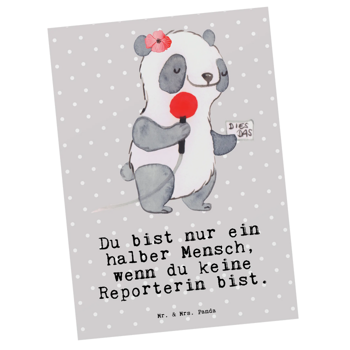 Postcard Reporter Heart