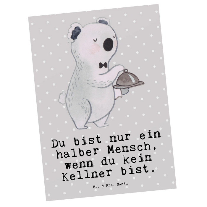 Postkarte Kellner Herz