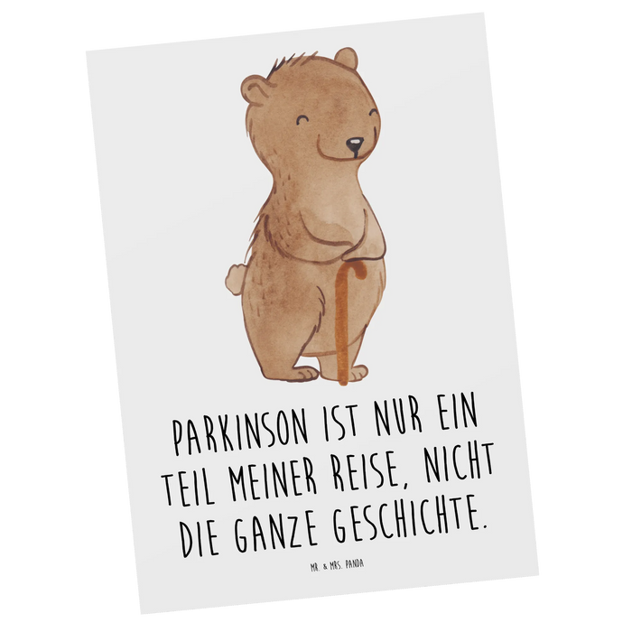Postkarte Bär Parkinson