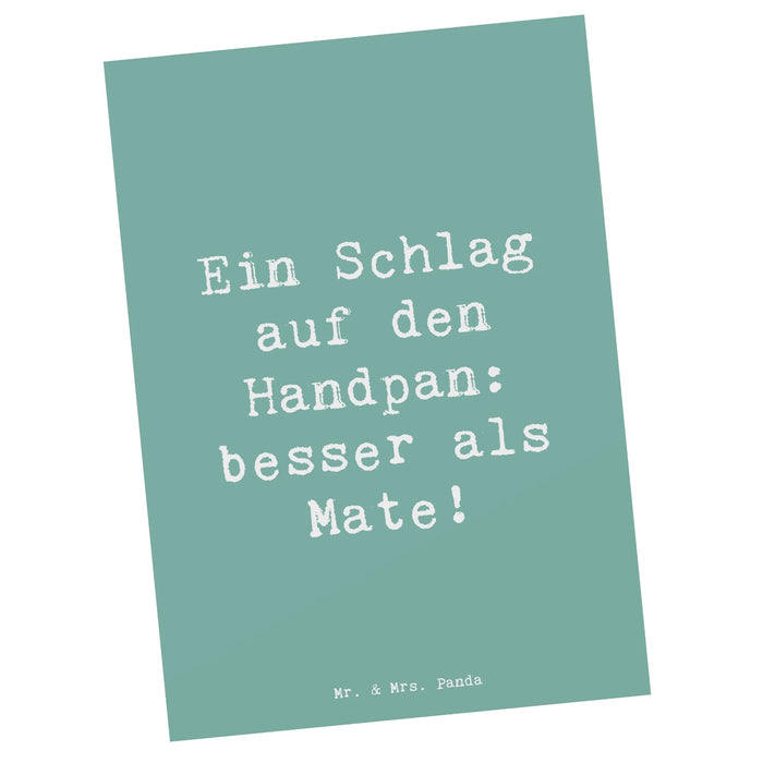 Postkarte Spruch Handpan Zauber