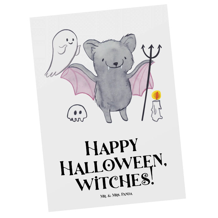 Postkarte Halloween Hexen