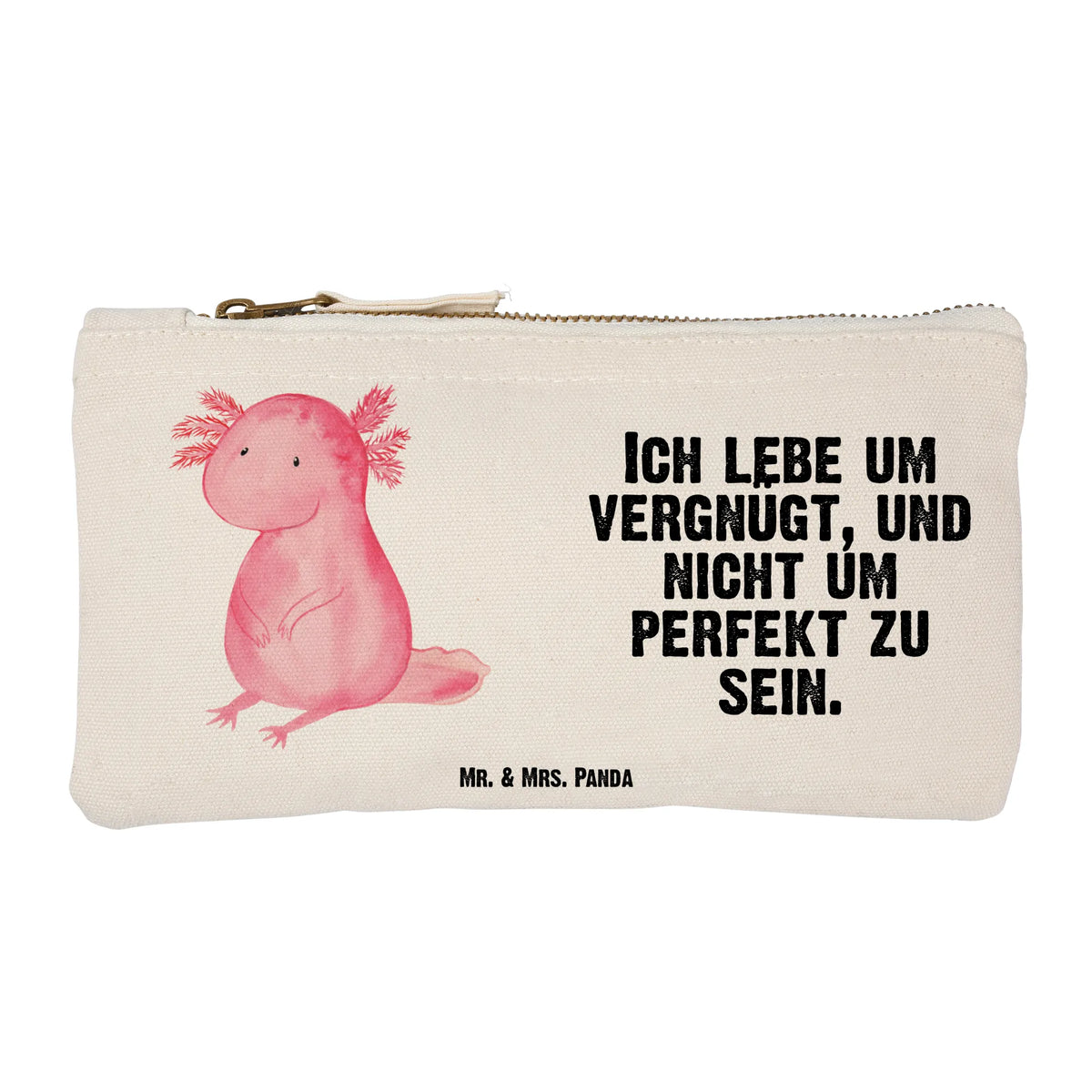 Schminktasche Axolotl Niedlich Kulturtasche, Schminktäschchen, Waschbeutel, Schulmäppchen, Pouch, Täschchen, toiletry bag, utensilientasche, Stiftemäppchen, beauty tasche, Beauty Bag, Federtasche, Federmappe, Pinseltasche, Stoffbeutel, Schminktasche, aufbewahrungsbeutel, Schminkbeutel, Make-Up Tasche, kosmetiktäschchen, Baumwolltasche, Kosmetikbeutel, beauty case, Stifteetui, Kulturbeutel, Schlampermäppchen, Schlamper, Baumwollbeutel, Mäppchen, pencil case, aufbewahrungstasche, Kosmetiktasche, Etui, Waschtasche, Axolotl, Molch, Weisheit, Freundin, Axolot, Vergnügt, Zufrieden, Lebensweisheit, Liebe, Fröhlich, Lebensstil