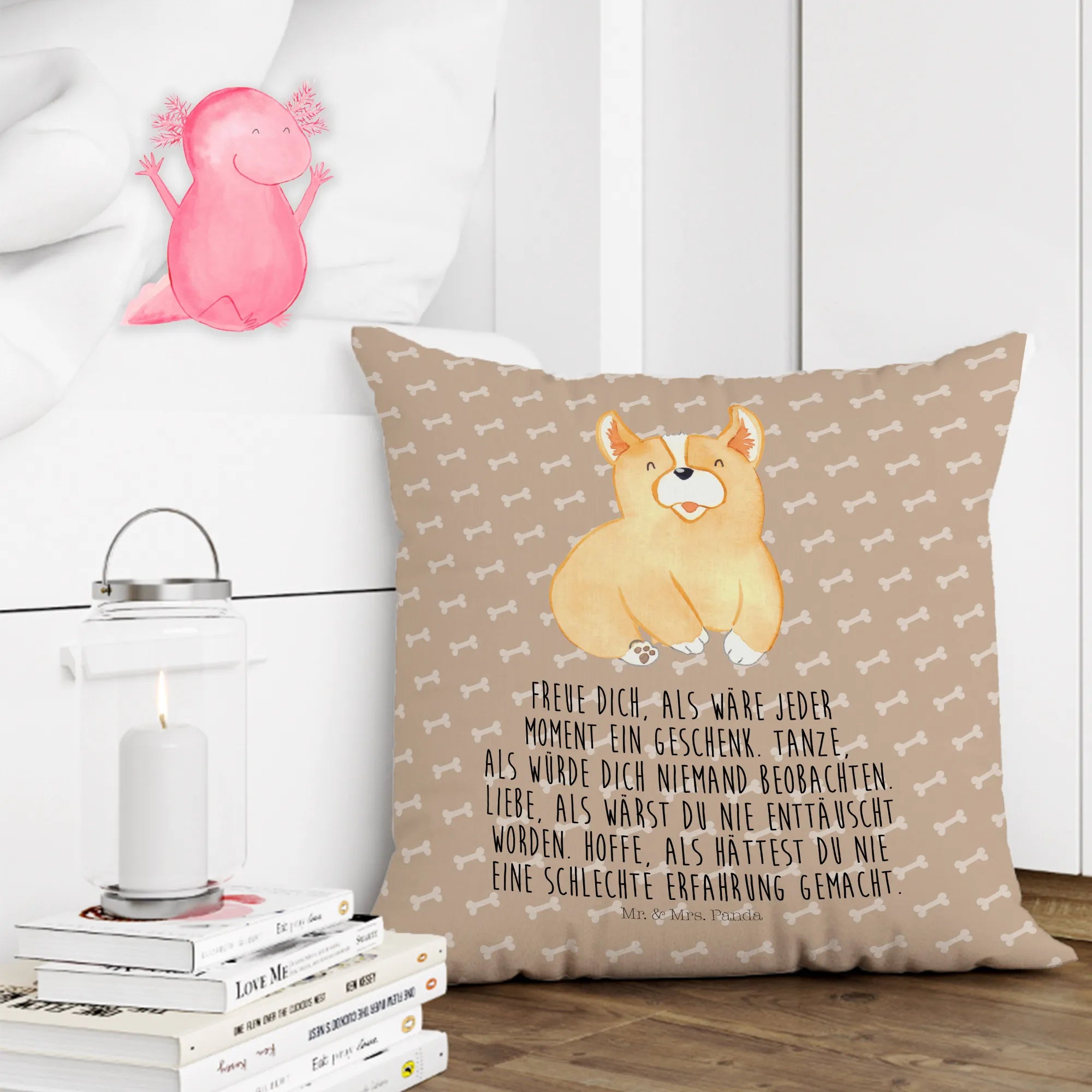40x40 Kissen Corgie