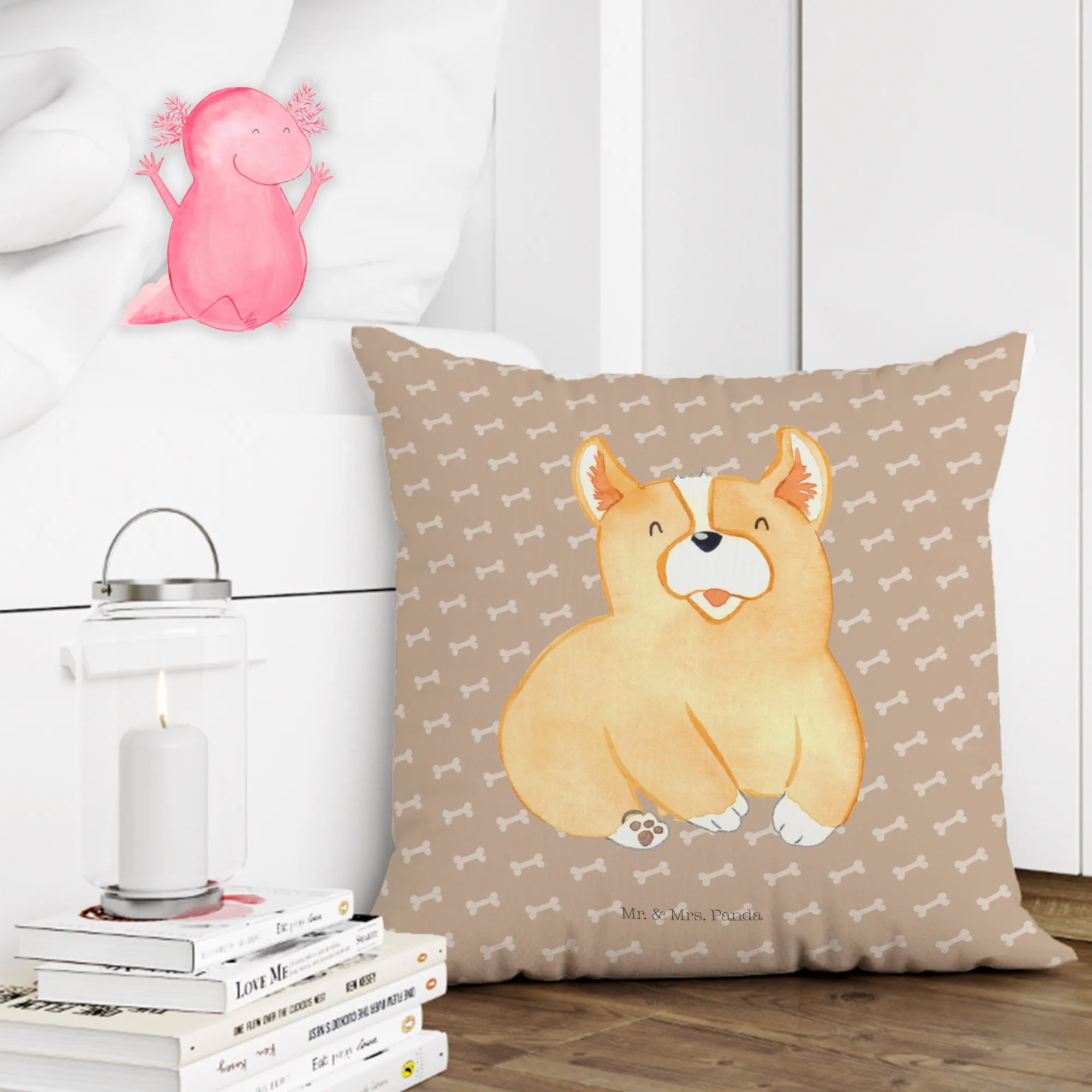 40x40 Kissen Corgie