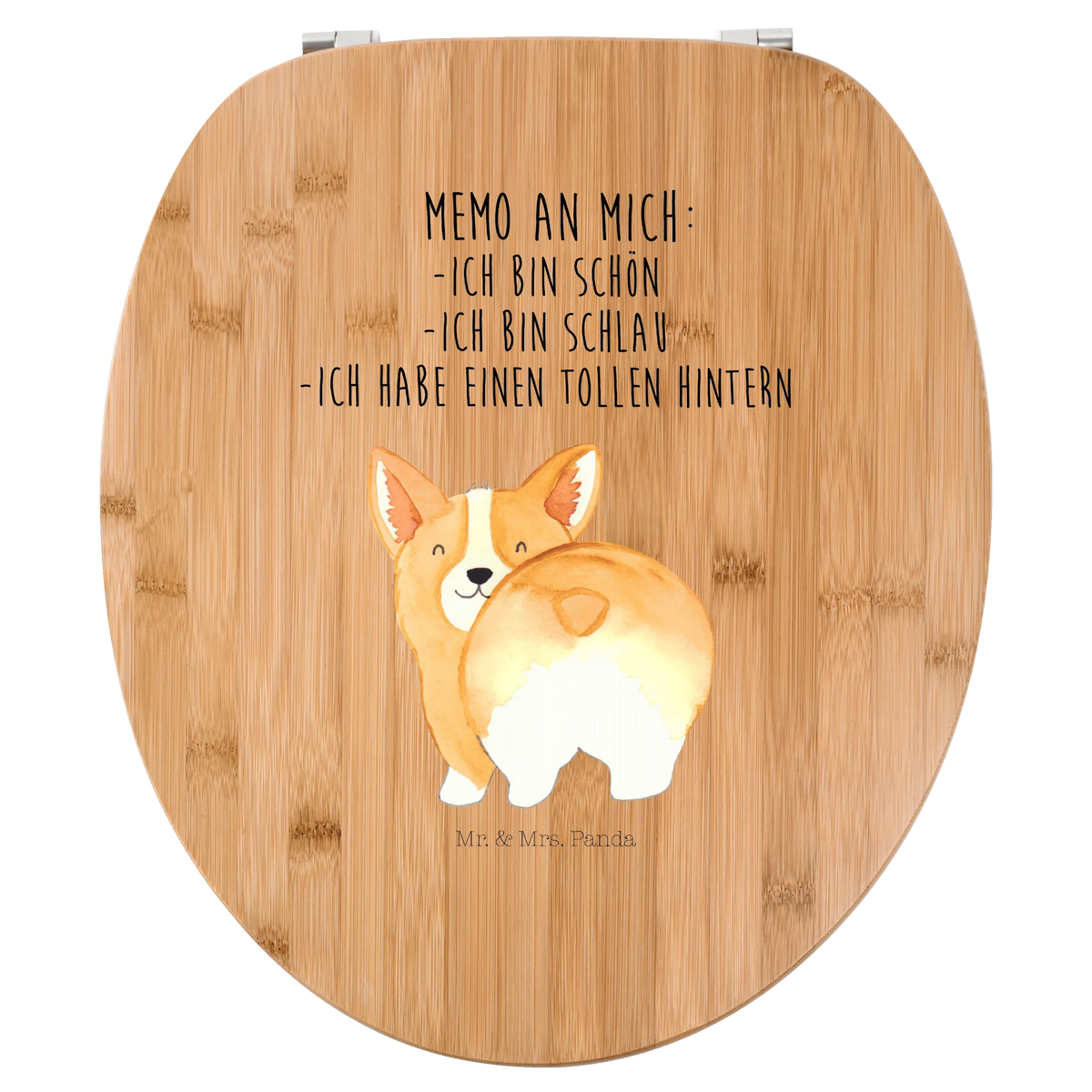 Motiv WC deska sedesowa Corgi tyłek Pies, rasa psa, właściciel psa, miłośnik zwierząt, motyw psa, zwierzę domowe, powiedzenia