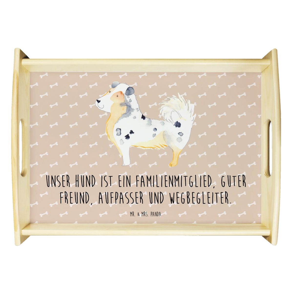 Serviertablett Hund Australien Shepherd