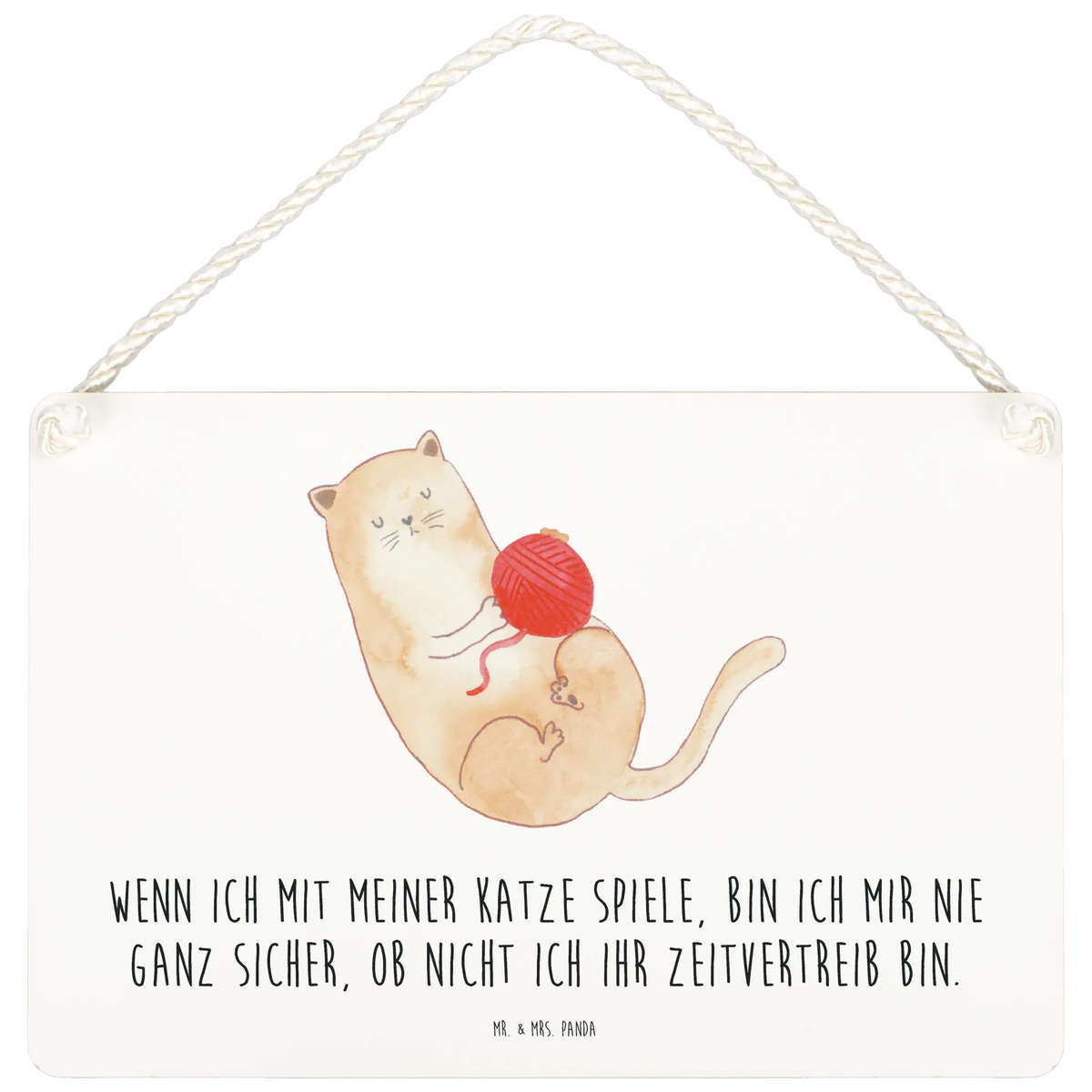 Decorative sign Cat Wool