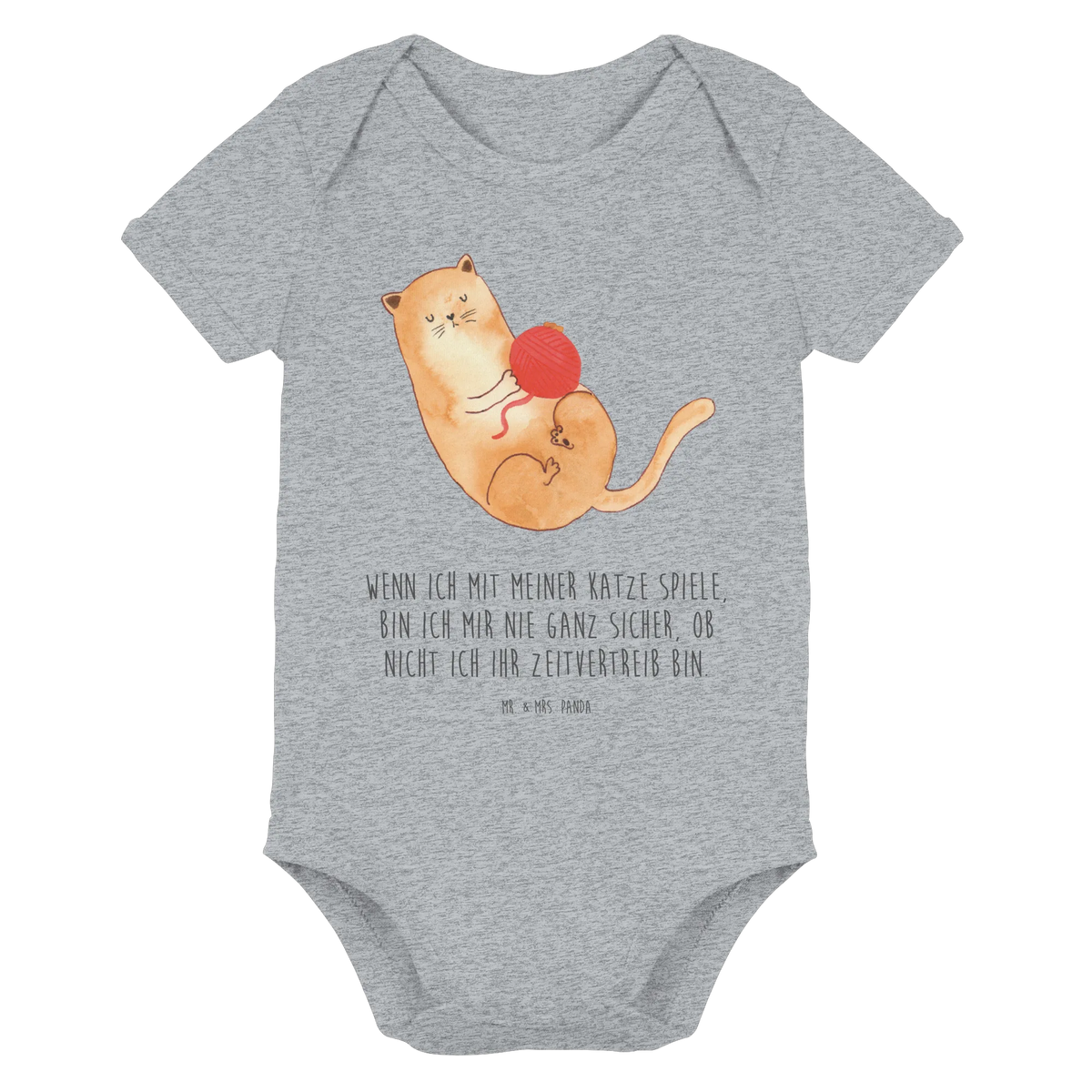 Organic Babybody Katze Spielzeit