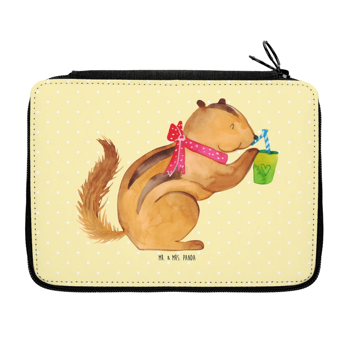Leather folder Squirrel smoothies