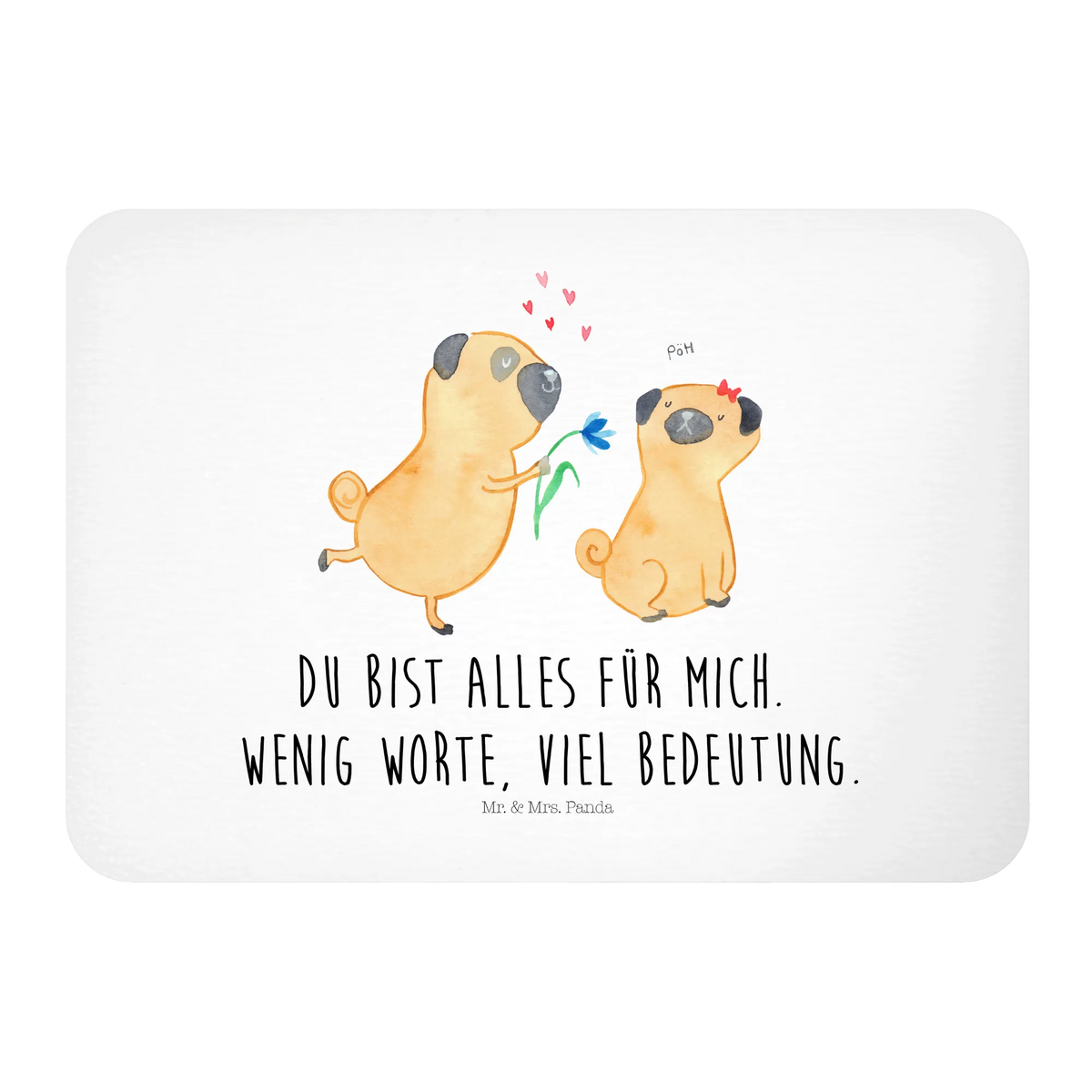 Magnet Mops Verliebt