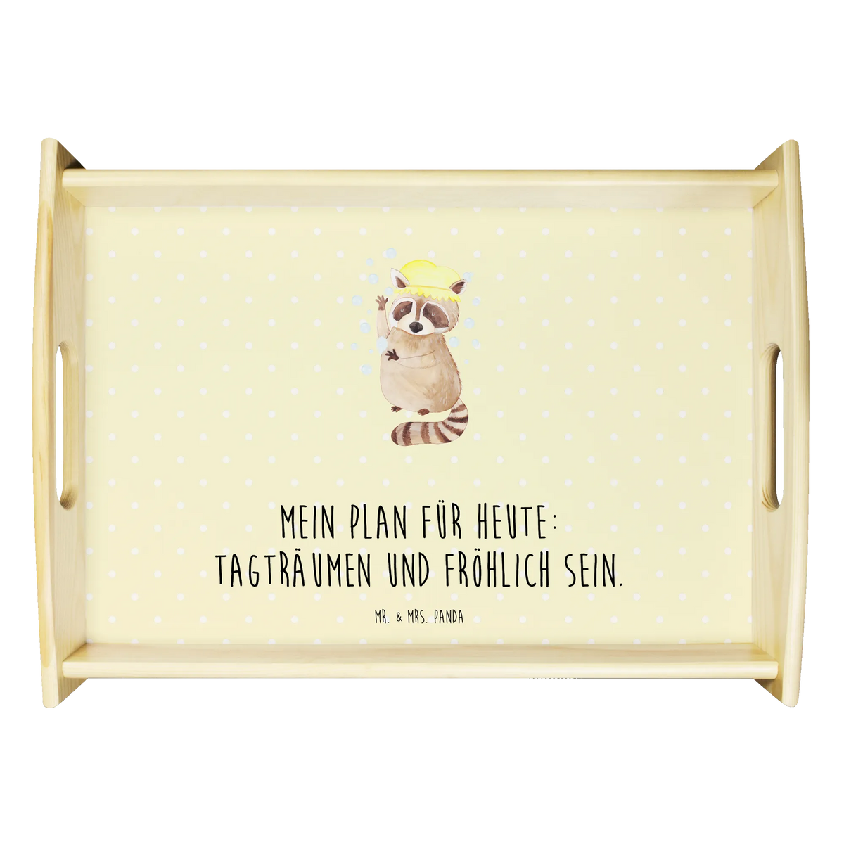 Serviertablett Waschbär