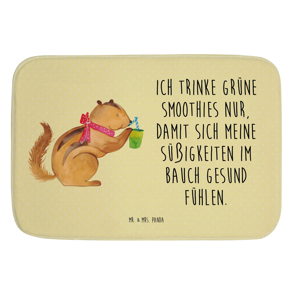 Badematte Eichhörnchen Smoothie