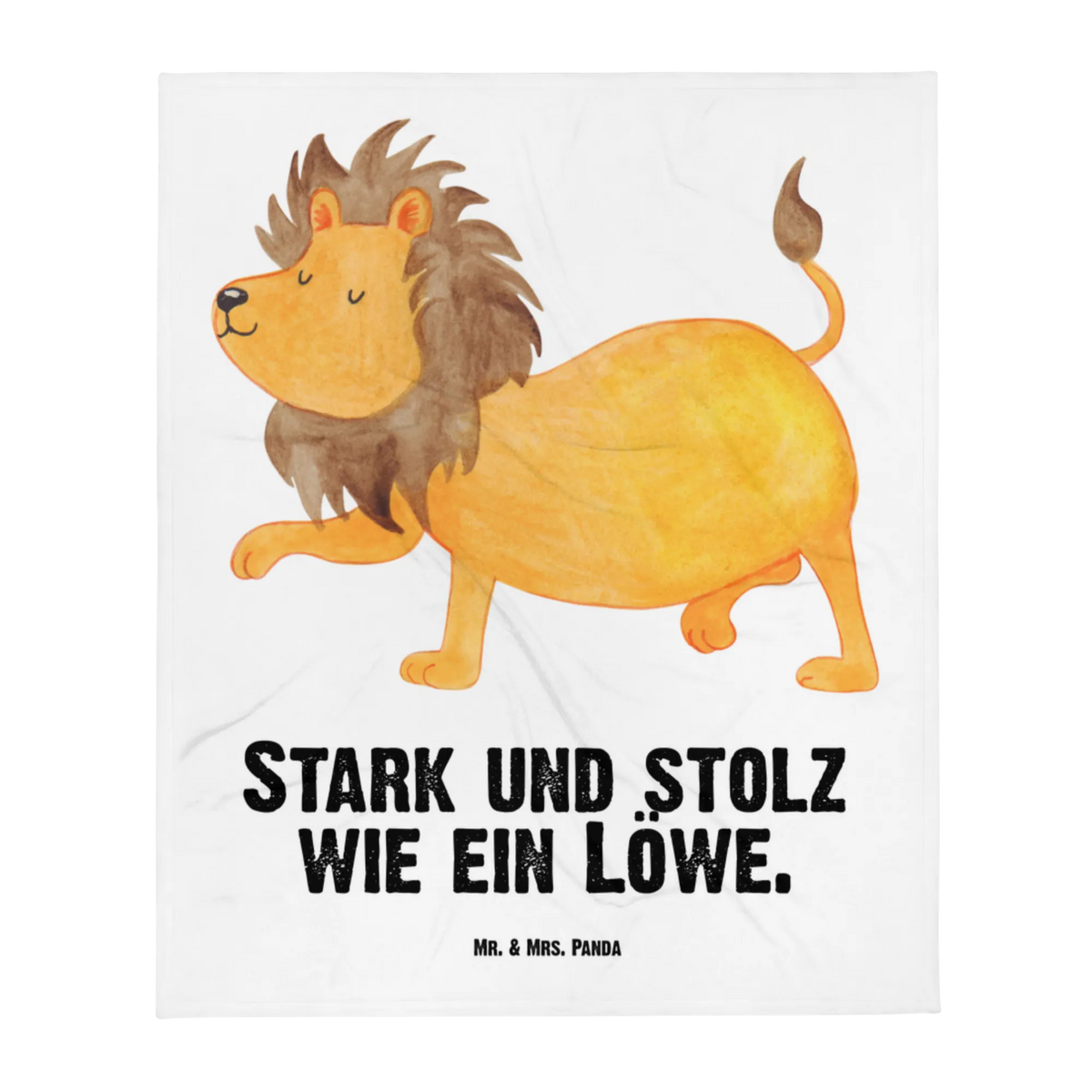 Babydecke Sternzeichen Löwe