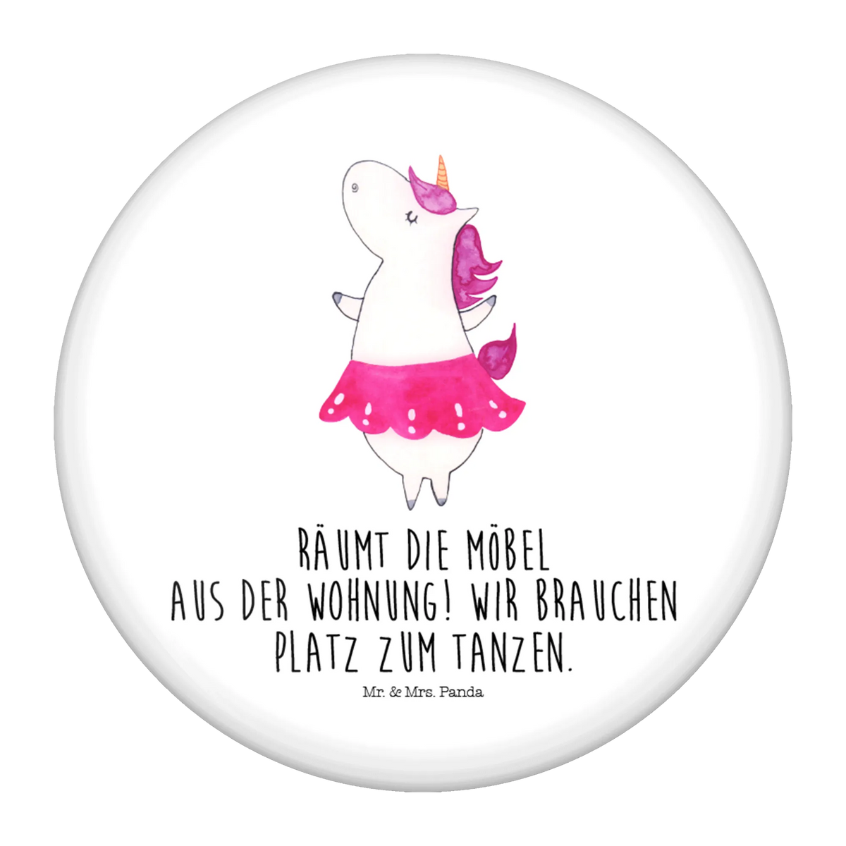 Button Einhorn Ballerina