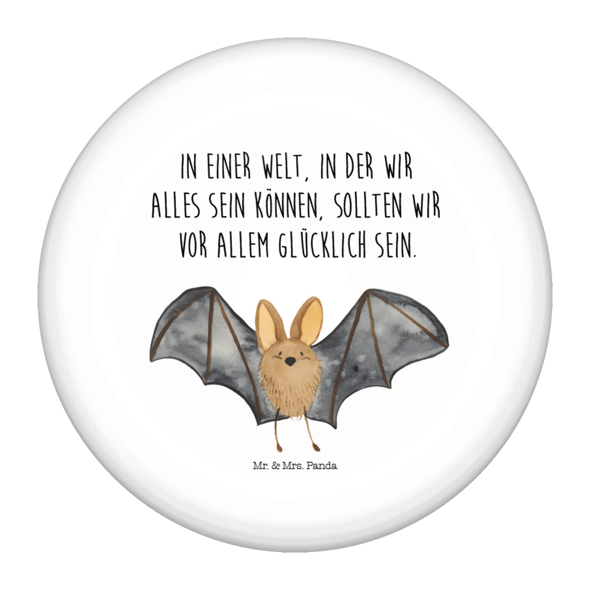Button Fledermaus Flügel