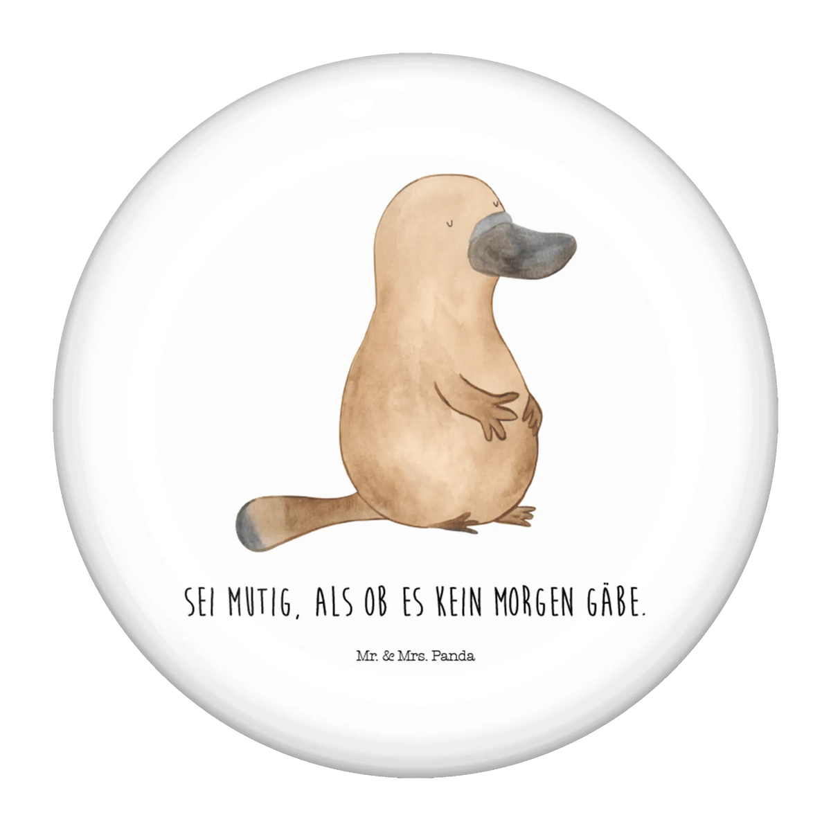 Button platypus courage