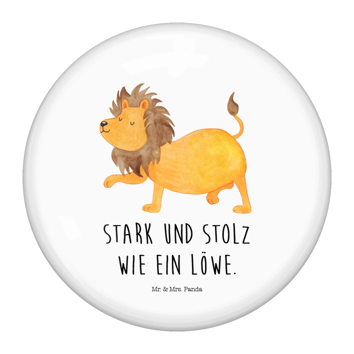 Button Sternzeichen Löwe