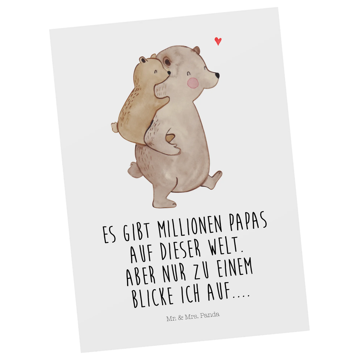 Postkarte Papa Bär Postkarte, einzelkarte, kunstkarte, Designkarte, Kunstkarten, Ansichtskarte, spruchkarte, Ansichtskarten, Motivkarte, Postkarten, Grußkarte, bildkarte, Fotokarte, Oma, Opa, Muttertag, Familie, Schwester, Bruder, Vatertag, Mama, Papa, Papi, Onkel, Geburtstag, Vati, Geschenk, Vater