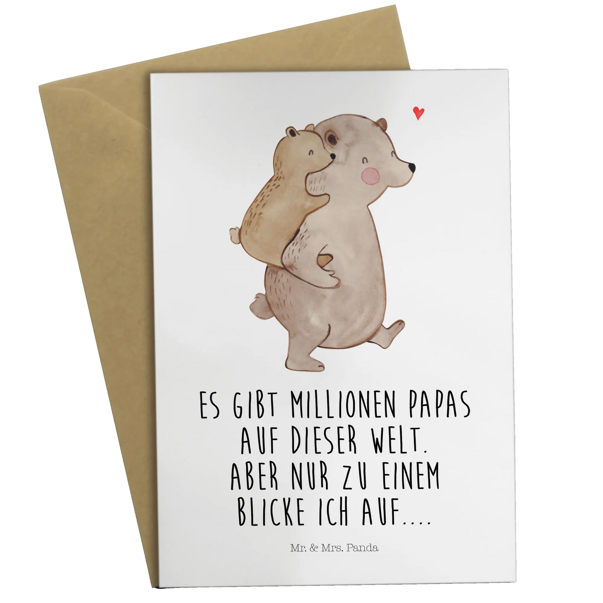 Greetings card Papa Bear Father's Day, Mother's Day, father's day, uncle, birthday, present
