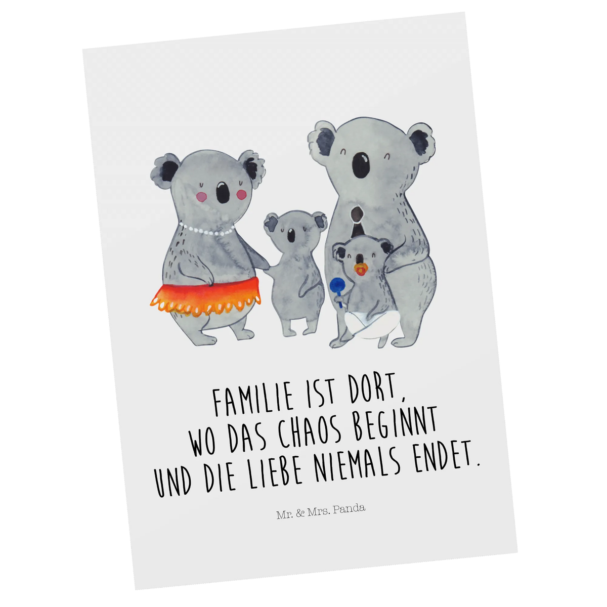 Postkarte Koala Familie bildkarte, Designkarte, Postkarten, Ansichtskarten, Postkarte, kunstkarte, spruchkarte, Motivkarte, Grußkarte, Kunstkarten, Ansichtskarte, einzelkarte, Fotokarte, Oma, Opa, Muttertag, Familie, Schwester, Bruder, Vatertag, Mama, Papa, Family, Geschwister, Koalas, Familienleben, Koala, Kinder