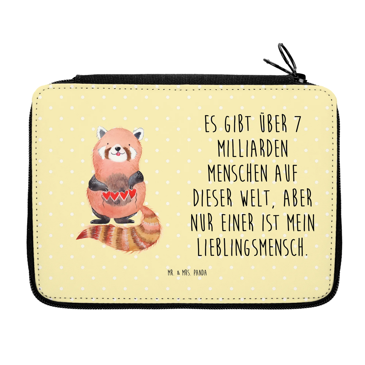 Federmappe Roter Panda Schreibetui, Federmappe, Mäppchen, Bleistiftetui, Etui für Stifte, Farbstiftetui, Schreibmappe, Federpenal, reiseetui, Schlampermäppchen, Schüleretui, Federtasche, Stifteetui, Schlamper, Malmappe, Stiftebeutel, Federmappe Set, Federmäppchen, Stifte Etui, Zeichenetui, Schuletui, schulmäppchen set, Kinder Federmappe, Bleistift Etui, Stiftetasche, Stiftemappe, Buntstiftmäppchen, Schulmäppchen, Buntstiftetui, Etui, Lustige Sprüche, Tiere, Tiermotive, Gute Laune, Lieblingsmensch, Liebe, Herz, Rot, Liebling, Panda