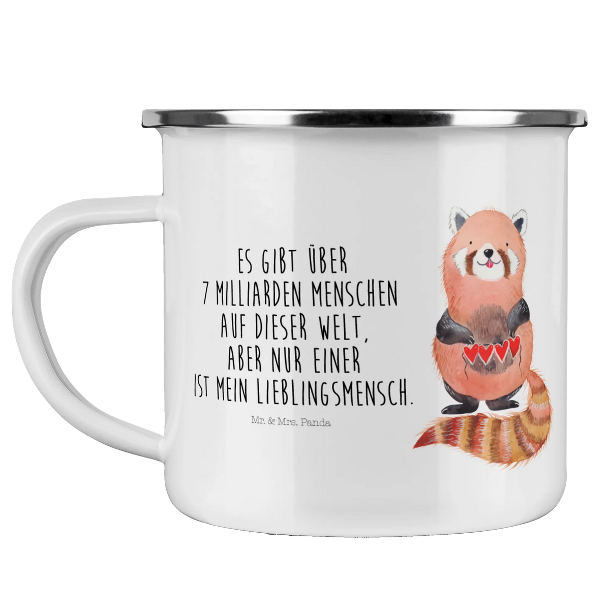 Camping Emaille Tasse Roter Panda outdoortasse, Campingbecher, Outdoor Tasse, Motivtasse, Emaille Tasse, Outdoor Becher, becher emaille, Blechtasse, Kaffeepott, Tasse Emaille, Teetasse, metallbecher, emaillebecher, Haferl, Campingtasse, wanderbecher, Teebecher, Pott, Emaille Becher, blechbecher, Reisebecher, reisetasse, wandertasse, Emailletasse, Tiere, Tiermotive, Gute Laune, Lustige Sprüche, Rot, Lieblingsmensch, Liebe, Herz, Liebling, Panda