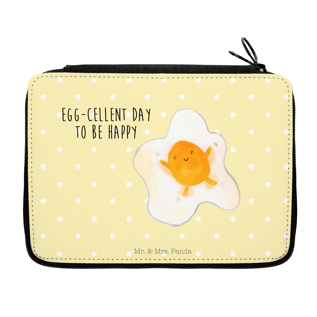 Leather folder Fried egg egg