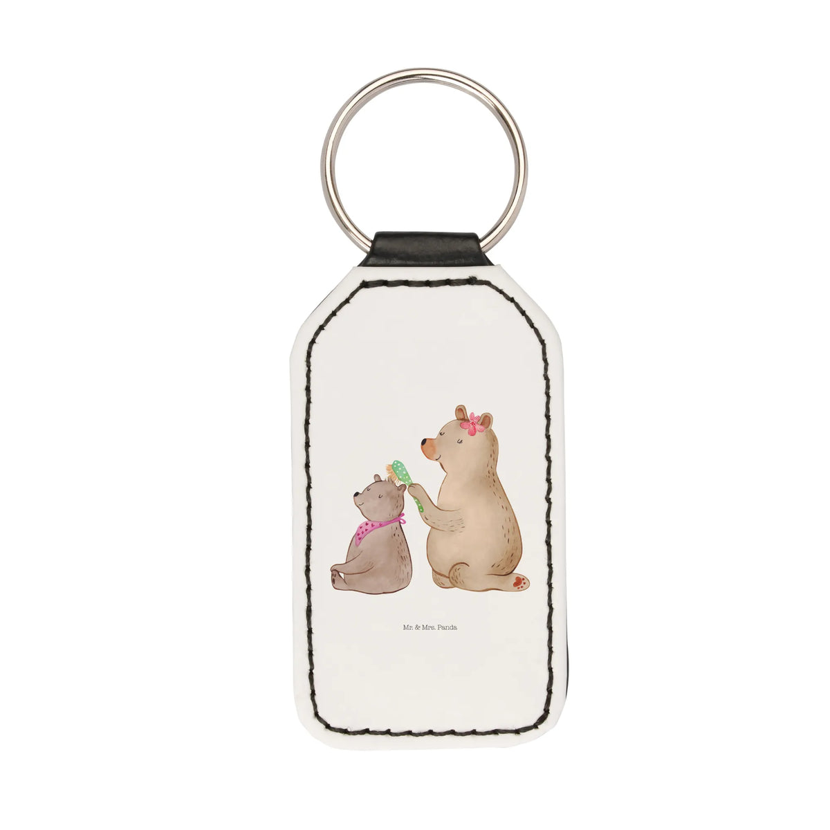 Rectangular key ring bear child Father's Day, Mother's Day, Gift
