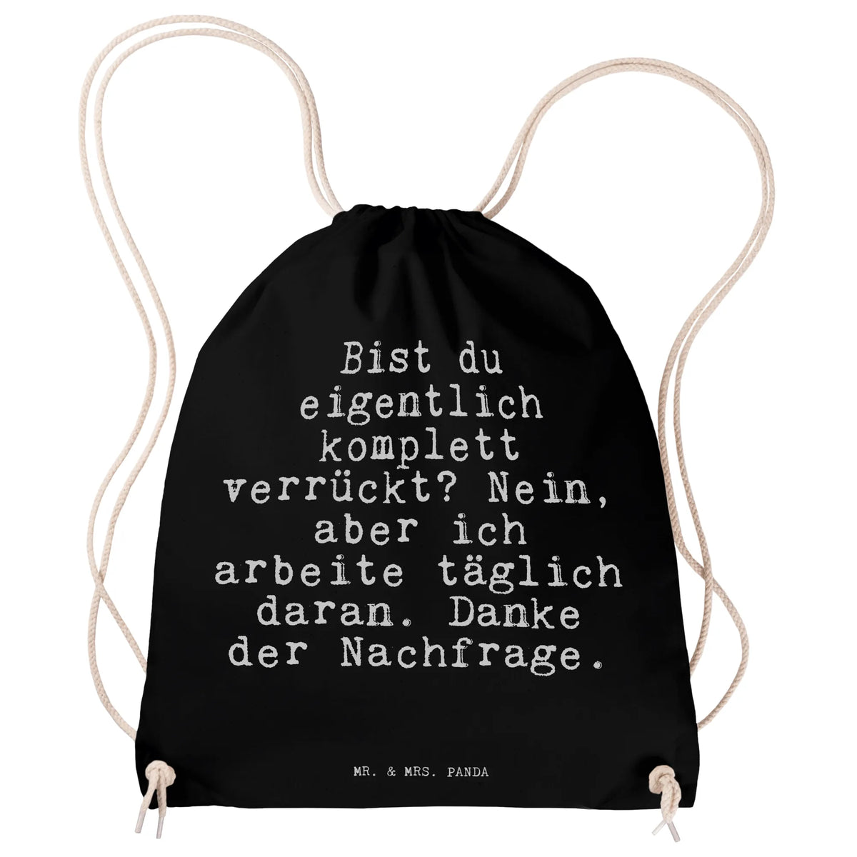 Sportbeutel Bist du eigentlich komplett...