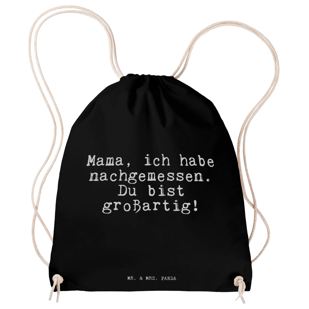 Sportbeutel Mama, ich habe nachgemessen....