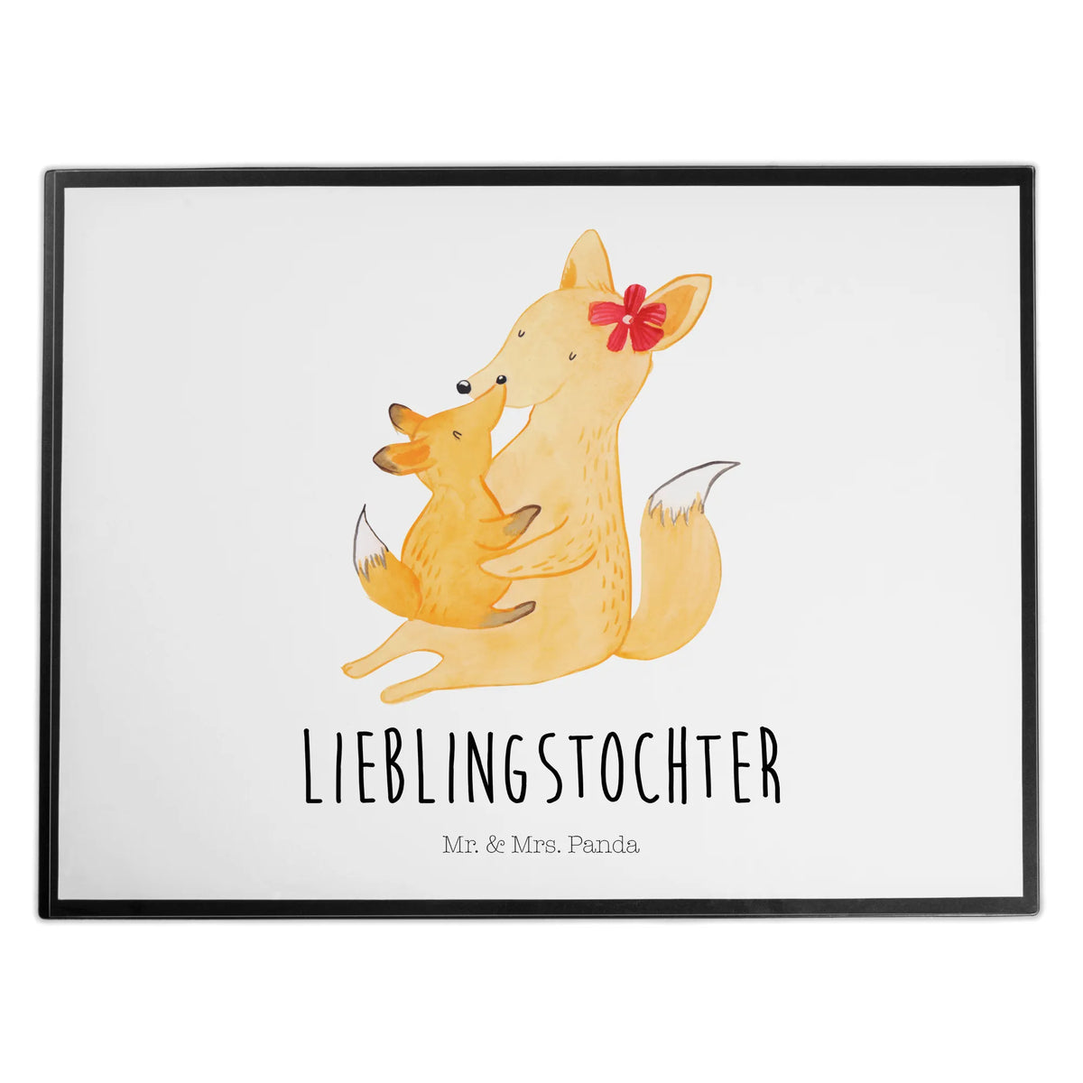 Desk pad Fox mummy Father's Day, Mother's Day, favourite daughter, present, daughter, mother, best daughter