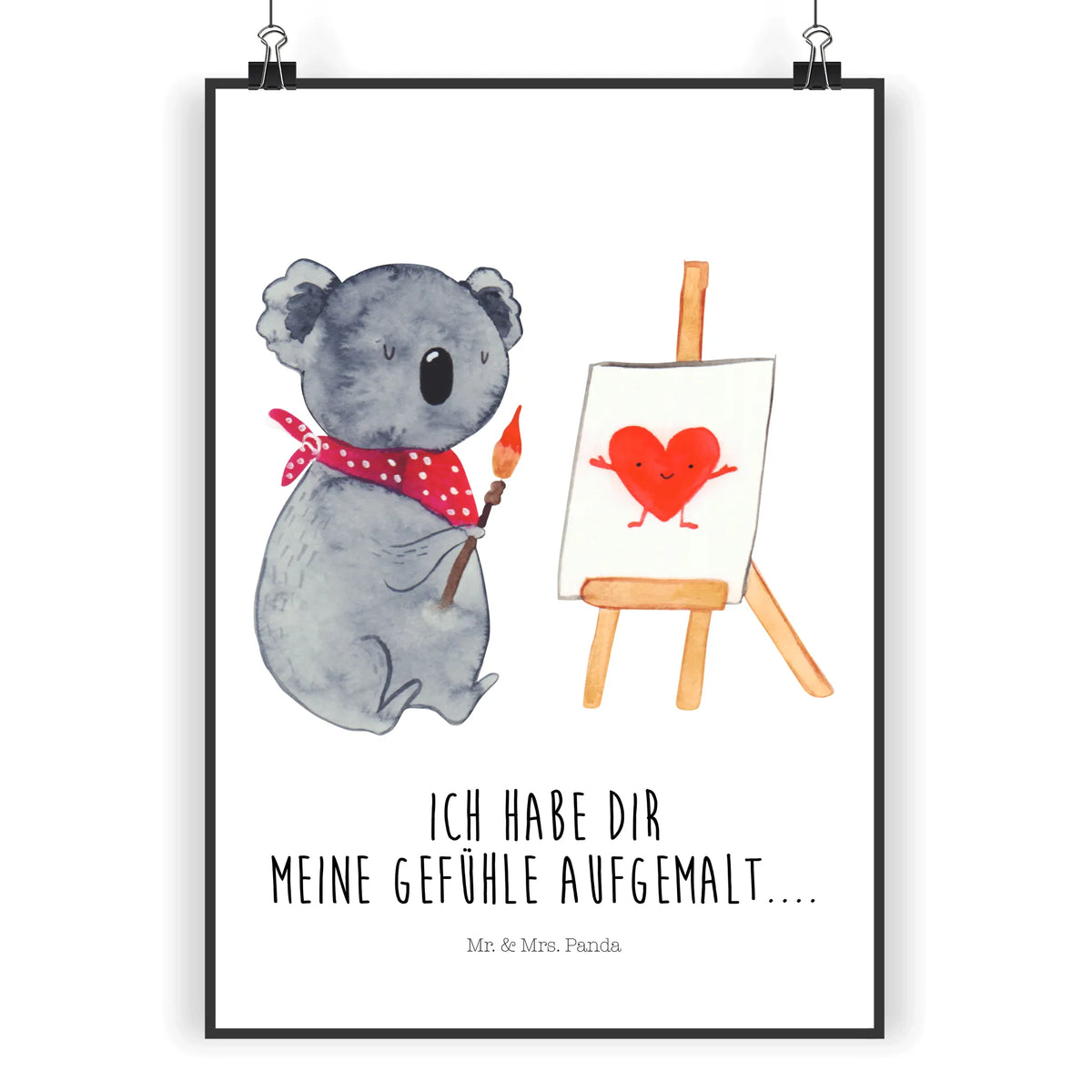 Poster Koala Künstler
