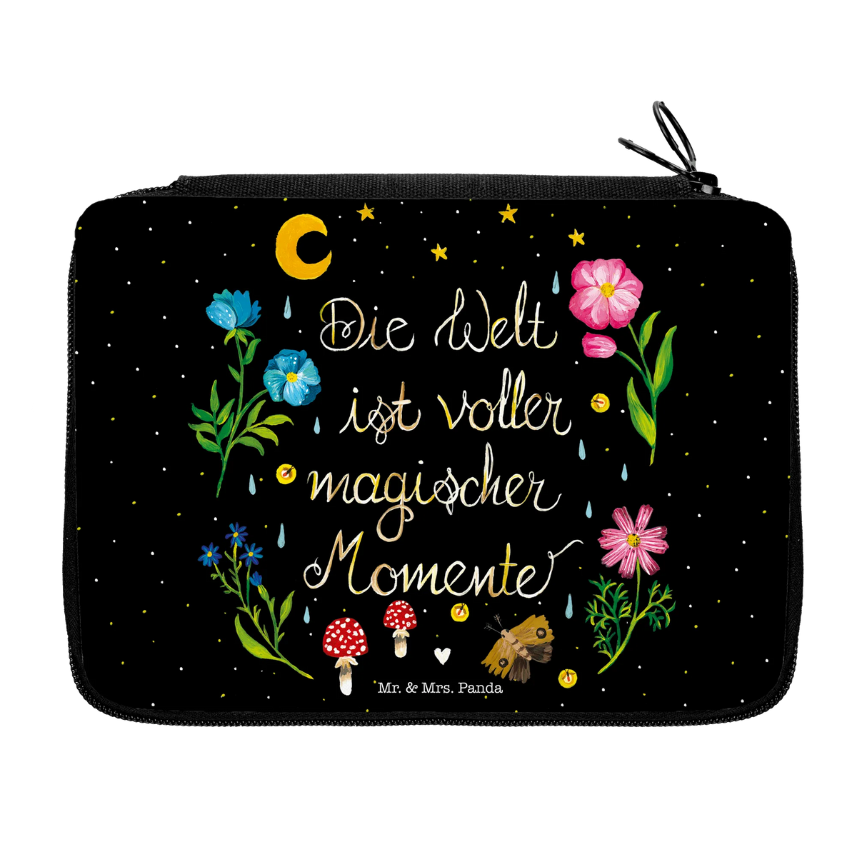 Federmappe Magische Welt Etui, Stiftetasche, Mäppchen, Bleistiftetui, Buntstiftetui, Malmappe, Federmappe, schulmäppchen set, reiseetui, Schlamper, Buntstiftmäppchen, Stifteetui, Schreibmappe, Stiftemappe, Federpenal, Stifte Etui, Schreibetui, Bleistift Etui, Federmäppchen, Schüleretui, Federmappe Set, Schulmäppchen, Schlampermäppchen, Etui für Stifte, Federtasche, Kinder Federmappe, Stiftebeutel, Farbstiftetui, Zeichenetui, Schuletui, Dekoration, Abenteuer, Natur, Outdoor, Blumen Deko, Frühlings Deko, Sommer Deko, positive Botschaft, Naturliebhaber, Blumen, Schwarz, Magische Momente, Magisch, Nacht, Spruch Positiv, Weisheit, Spruch schön, Motivation