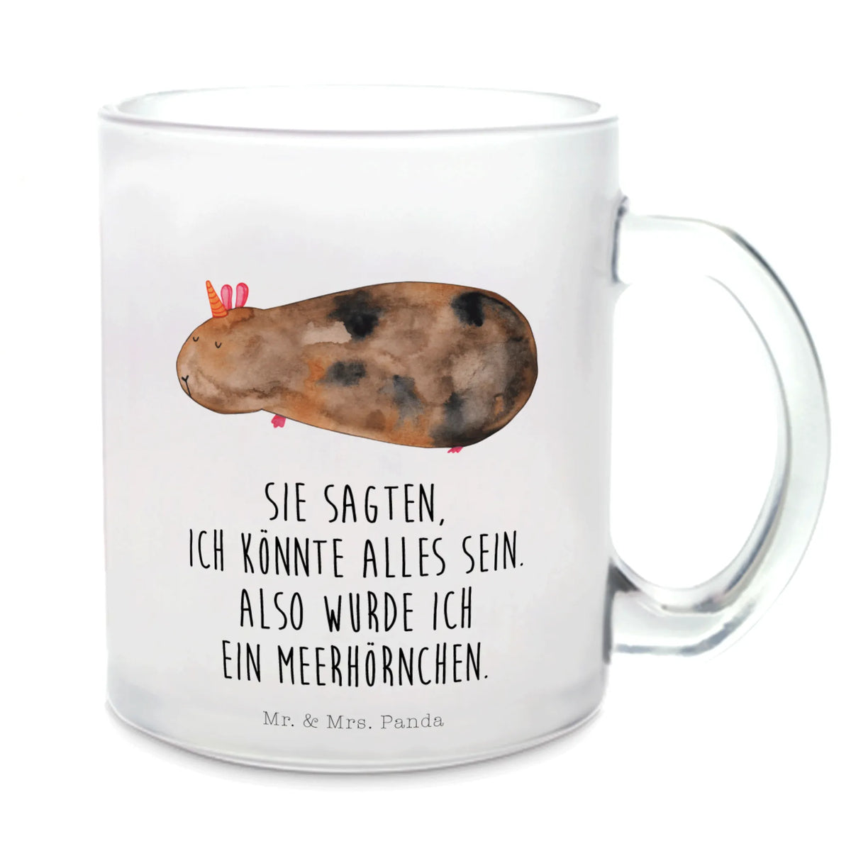 Teetasse Einhorn Meerschweinchen Häferl, Teetasse Glas, Glas Teebecher, Teetasse, Henkeltasse, getränkeglas, glastasse, Trinkglas, Teetasse aus Glas, Kakaotasse, Glasbecher, Pott, Tee Tasse, getränkebecher, Motivtasse, Henkelbecher, Teeglas, Haferl, Unicorn, Einhorn, Einhörner, Einhorn Deko, Meerhörnchen, Meerschweinchen, Meerschwein, Meericorn
