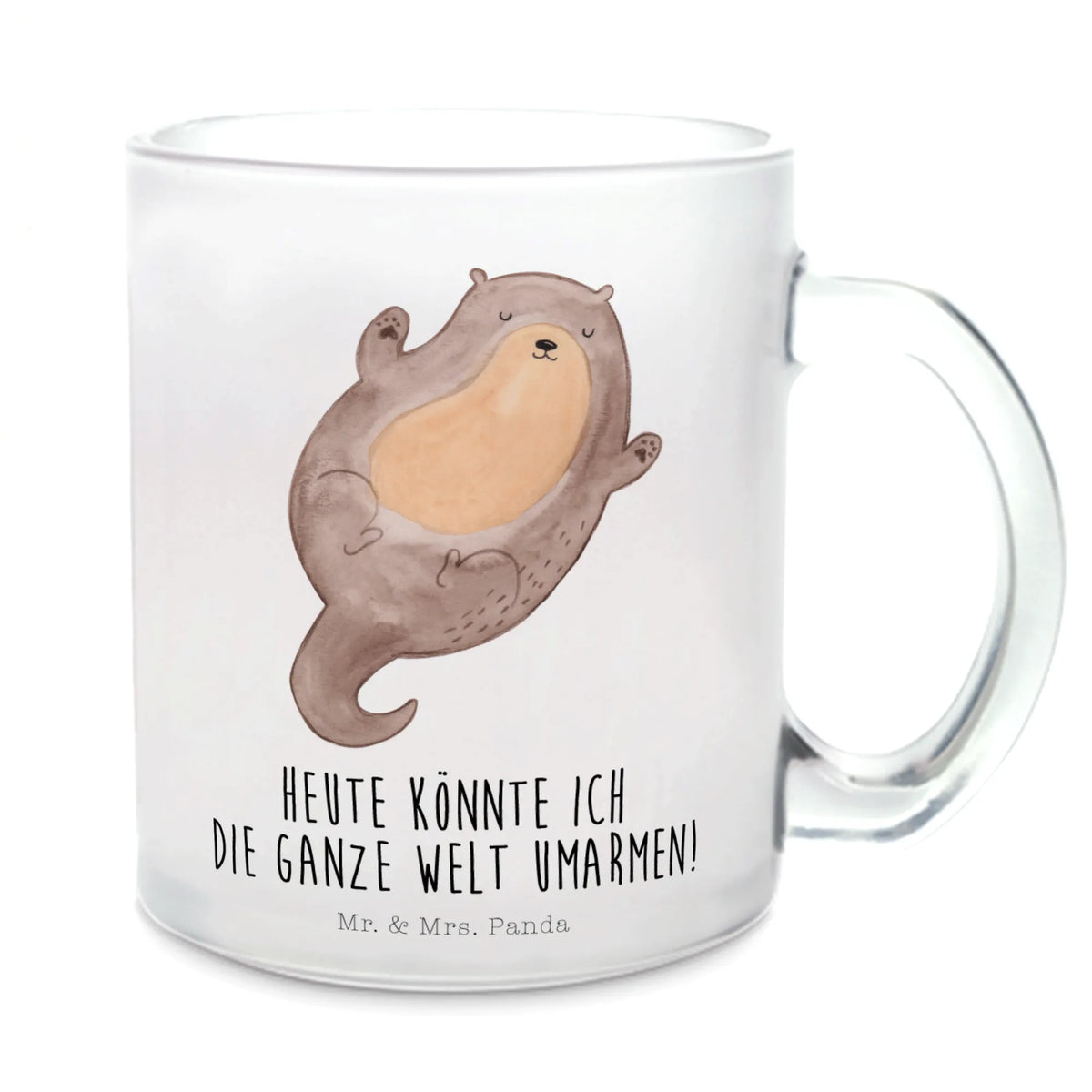 Teetasse Otter Umarmen Haferl, Häferl, Teetasse, Glasbecher, Teetasse aus Glas, Henkeltasse, getränkebecher, Henkelbecher, Glas Teebecher, Motivtasse, Trinkglas, Tee Tasse, Teetasse Glas, glastasse, Kakaotasse, Teeglas, Pott, getränkeglas, Otter, Fischotter, Seeotter, Otter Seeotter See Otter