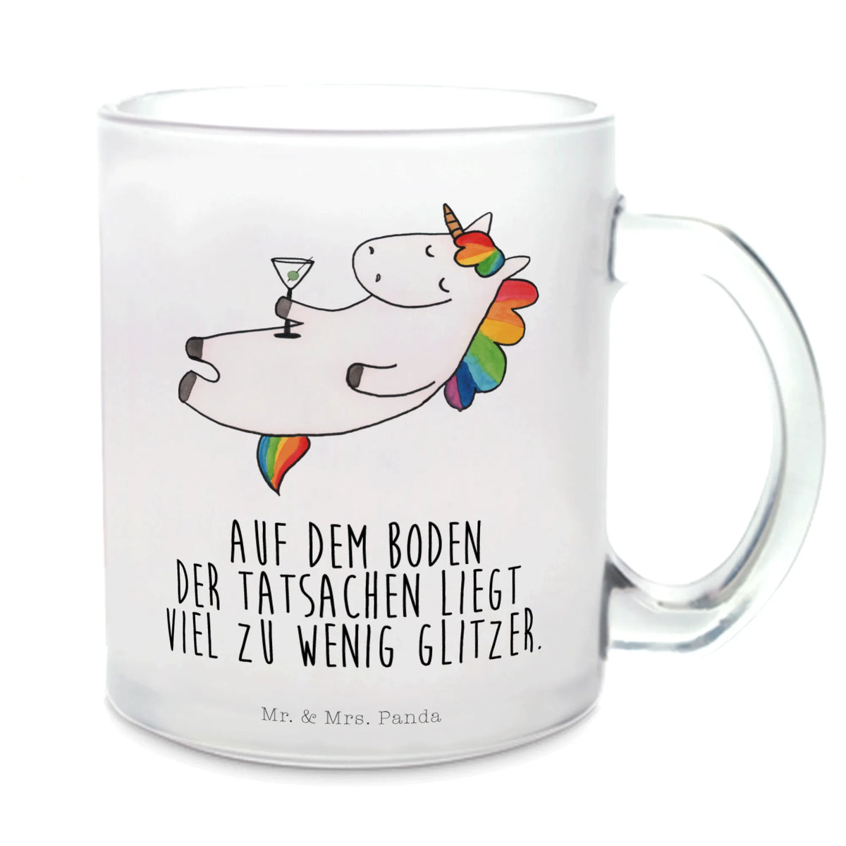 Teetasse Einhorn Cocktail Teeglas, Henkeltasse, Glasbecher, Glas Teebecher, Teetasse aus Glas, Trinkglas, Haferl, Tee Tasse, Motivtasse, Teetasse Glas, getränkebecher, Pott, Häferl, getränkeglas, Teetasse, Henkelbecher, Kakaotasse, glastasse, Unicorn, Einhorn, Einhörner, Einhorn Deko, Glitzer, Lustig, Caipirinha, Rum, Spruch, Spaß, Cuba Libre, Freundin, Feiern, Witzig, Geburtstag, Party, Sekt