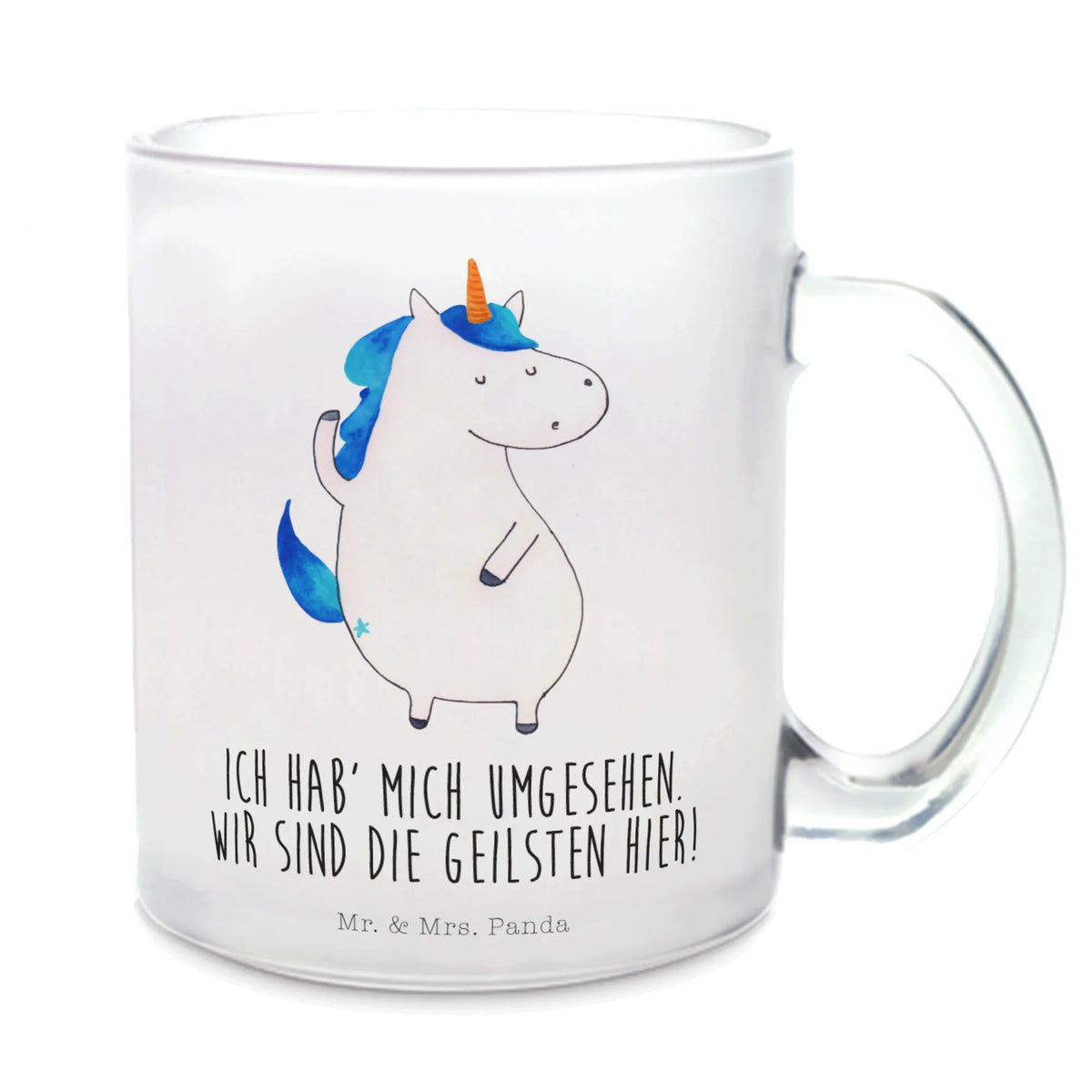 Teetasse Einhorn Mann Henkelbecher, Tee Tasse, Häferl, Teetasse Glas, Trinkglas, Teeglas, Teetasse, Teetasse aus Glas, Glasbecher, Haferl, Kakaotasse, Pott, Henkeltasse, Glas Teebecher, getränkeglas, Motivtasse, glastasse, getränkebecher, Unicorn, Einhorn, Einhörner, Einhorn Deko, Mann, Familie, Party, Cool, BFF, Beste, Freundin, Bester Freund, Hübsch