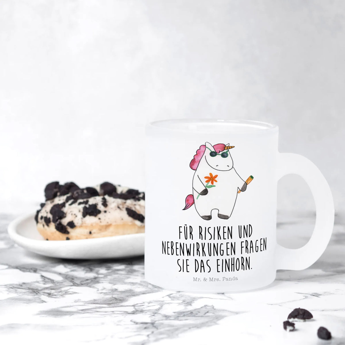 Teetasse Einhorn Woodstock Häferl, Teetasse aus Glas, glastasse, Henkeltasse, Teetasse Glas, Tee Tasse, Motivtasse, Pott, Henkelbecher, Trinkglas, Kakaotasse, Glas Teebecher, Haferl, Teeglas, getränkebecher, Glasbecher, Teetasse, getränkeglas, Unicorn, Einhorn, Einhörner, Einhorn Deko, Alkohol, Zigarette, Woodstock, Party, Spaß. Lustig, Joint, Kiffen, Witzig
