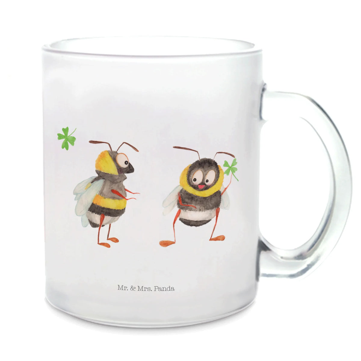 Teetasse Hummeln Kleeblatt getränkebecher, Teetasse Glas, Pott, Glas Teebecher, Tee Tasse, Motivtasse, Häferl, Teetasse aus Glas, Trinkglas, getränkeglas, Glasbecher, Haferl, Henkelbecher, Henkeltasse, Teeglas, glastasse, Teetasse, Kakaotasse, Tiere, Tiermotive, Gute Laune, Lustige Sprüche, glücklich sein, glücklich Werden, Biene, Hummel, Spruch schön, Spruch Positiv, Spruch Fröhlich, Biene Deko