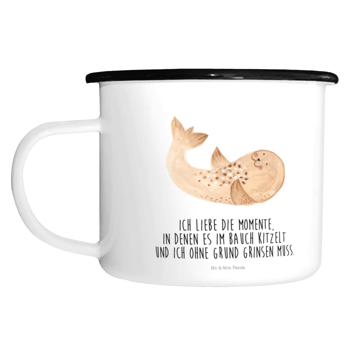 XL Emaille Tasse Robbe Liegen Campingbecher, Große Tasse, emaillebecher, Emaille Teetasse, Reisebecher, Outdoor Becher, Pott, Emaille Becher Outdoor, Outdoor Tasse, Emaille Tasse Für Garten, Retro Emaille Tasse, großer becher, Camping Tasse, Vintage Emaillebecher, Emaille Tasse, Teebecher, XL Tasse, Teetasse, wandertasse, Haferl, Tasse Aus Emaille, Emaille Tasse Für Camping, Emaille Becher, Emaille Kaffeebecher, Emaillierter Becher, Emaillierte Tasse, Emaille Tasse Für Picknick, Metallbecher, Emailletasse, Metall-Tasse, Tiere, Tiermotive, Lustige Sprüche, Gute Laune, Robben, Meerestier, Ostsee, Lachen, Seehund, Robbe, Nordsee, Freude, Strand